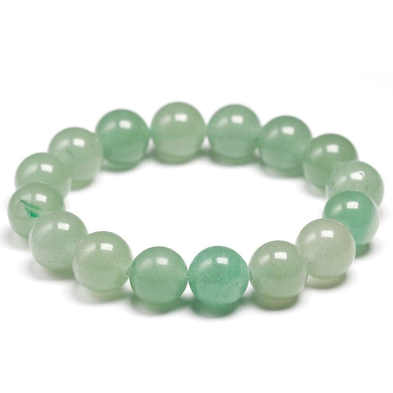 Natural Green Aventurine Stones Beads BraceletsBraceletBeads 12mm16cm 6.3inch