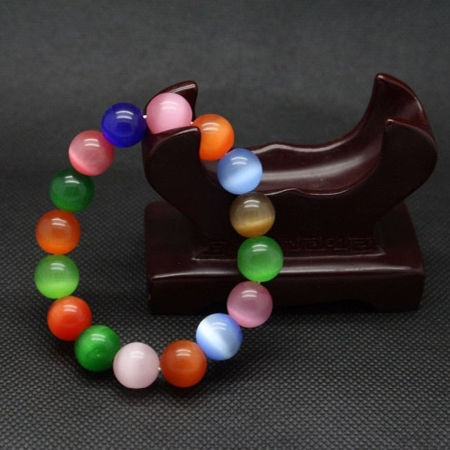6/810/12mm Colorful Candy Colors Opal Bracelet