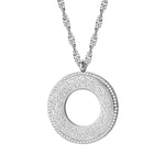 Arabic Inscribed Circlet Pendant NecklaceNecklaceSilver