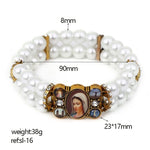 Exquisite WWJD Bracelets with Virgin Mary and Cross PicturesBracelet