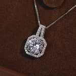 Solitaire Cut Diamond NecklaceNecklace