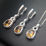 Created Zultanite Gemstone Jewelry Set Color Change - 100% 925 Silver SterlingJewelry Set