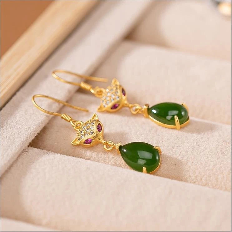 Designer Craft Charm Emerald EarringsEarrings