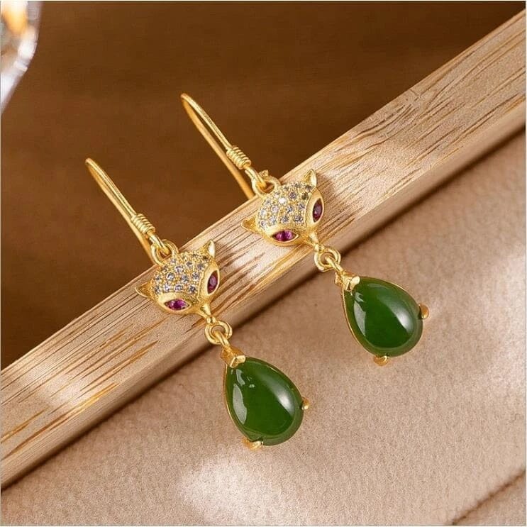 Designer Craft Charm Emerald EarringsEarrings