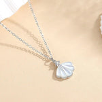 925 Sterling Silver Puka Shell Pendant NecklaceNecklace