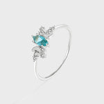 Creative Sapphire Moon Full Diamond Ring6China