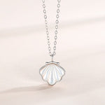 925 Sterling Silver Puka Shell Pendant NecklaceNecklace