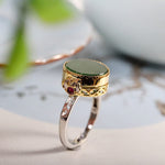 Chalcedony Hetian Jasper Exquisite Resizable RingRing