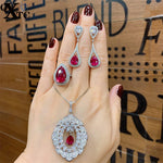 Vintage Ruby Jewelry SetJewelry Set1SETS
