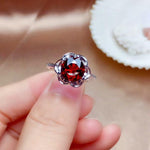 Blood Ruby Silver RingRing