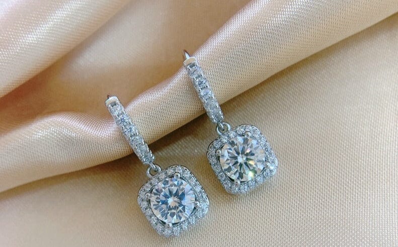 Moissanite Diamond Drop EarringsEarrings0.5CT