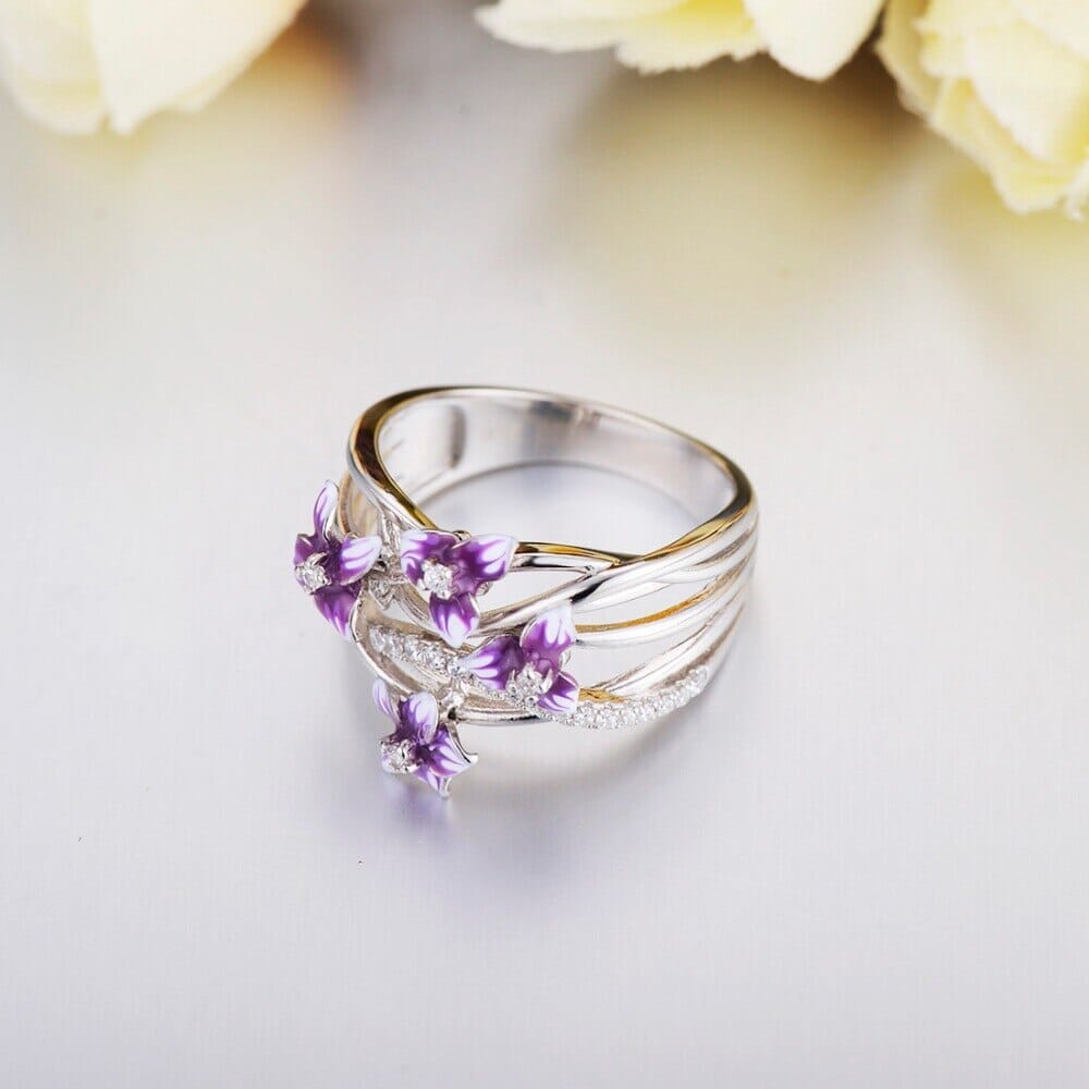 Diamond Flower Elegant RingRing