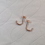 Beautiful Clip Inspired Stud EarringsEarringsRose Gold