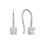 Diamond Ear Hook Stud EarringsEarrings