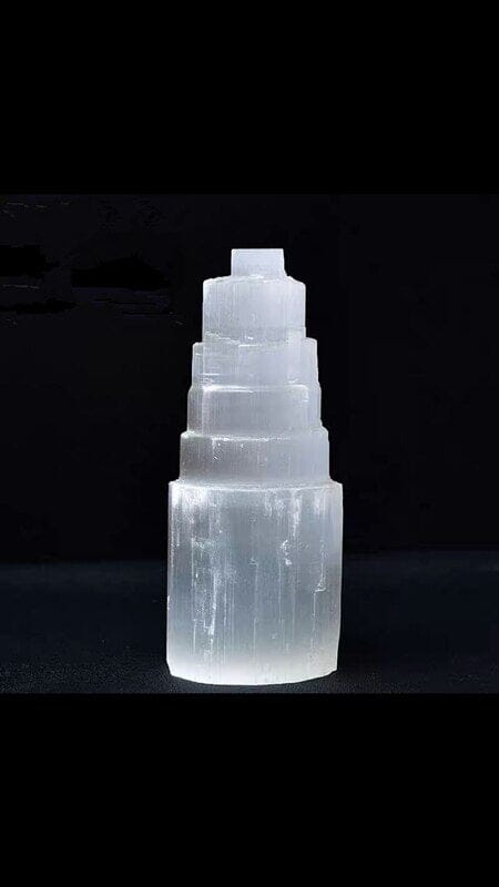 6-20cm Natural Selenite Lamp White Crystal Home Decor CollectionC3 15-16CM