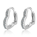 Diamond Little Hoop EarringsEarringsG Silver