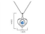 Intertwined Heart Pendant Diamond NecklaceNecklace