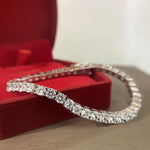 Diamond Tennis Silver BraceletBracelet