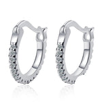 Diamond Little Hoop EarringsEarrings