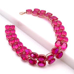 Oval Ruby String Bracelets BraceletBracelets