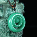Natural Tanglin Jade Stone Pendant NecklaceNecklace