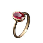 Classic Oval Ruby Adjustable RingRing