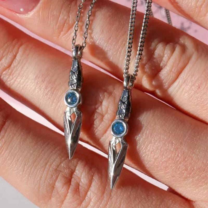 Stainless Steel Valorant Knife Pendant NecklaceNecklace
