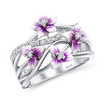 Diamond Flower Elegant RingRing6