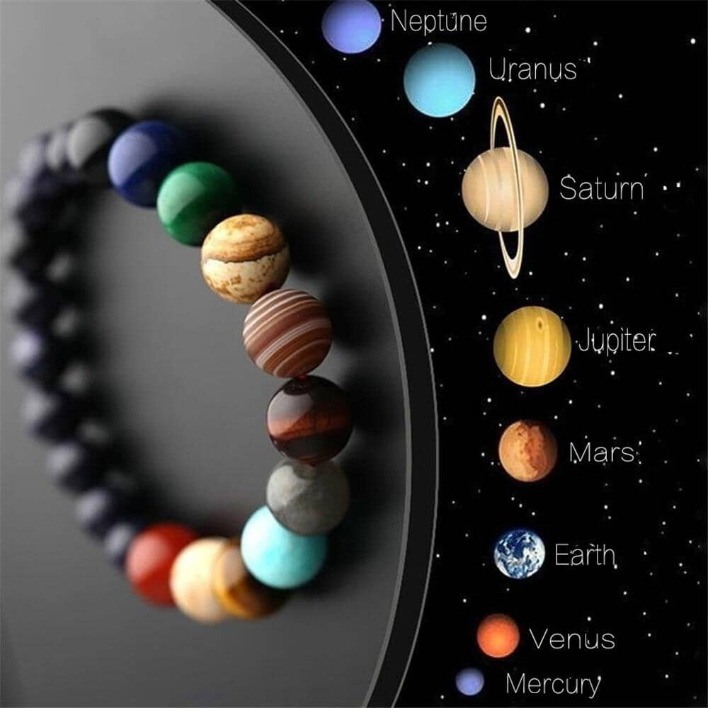Eight Planets Natural Stone BraceletBracelet
