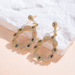 Stunning Fashion Colorful Crystal Drop Flash EarringsEarrings
