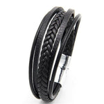 Trendy Genuine Leather Bracelets for MenBraceletStyle 5
