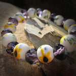 8 Color Crystal Ceramic Beads Strand BraceletBraceletE