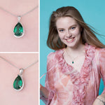 Queen Emerald Pendant- 925 Sterling SilverPendant