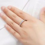 Natural Aquamarine Ring - 925 Sterling SilverRing