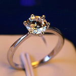 Classy Simulated Diamond Wedding RingRing