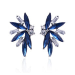 Colorful Crystal Opal Stone Angle Wings Stud EarringsEarrings