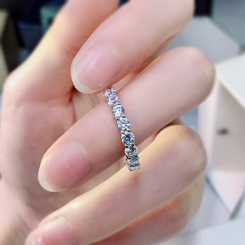 Dazzling Romantic Diamond Ring - 925 Sterling SilverRing