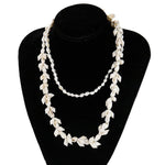 Natural White Conch Puka Shell Beads NecklaceNecklace