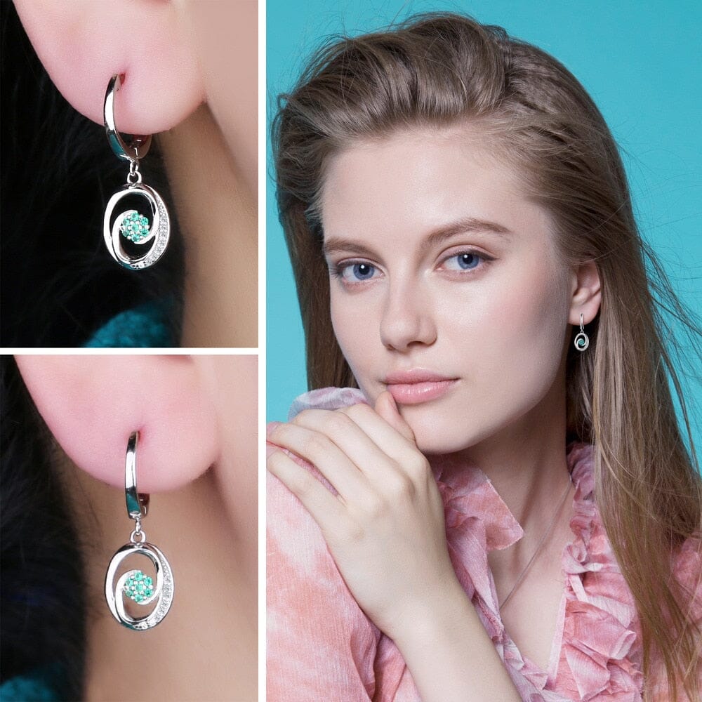 Beautiful Green Gemstone Emerald - 925 Sterling SilverRing