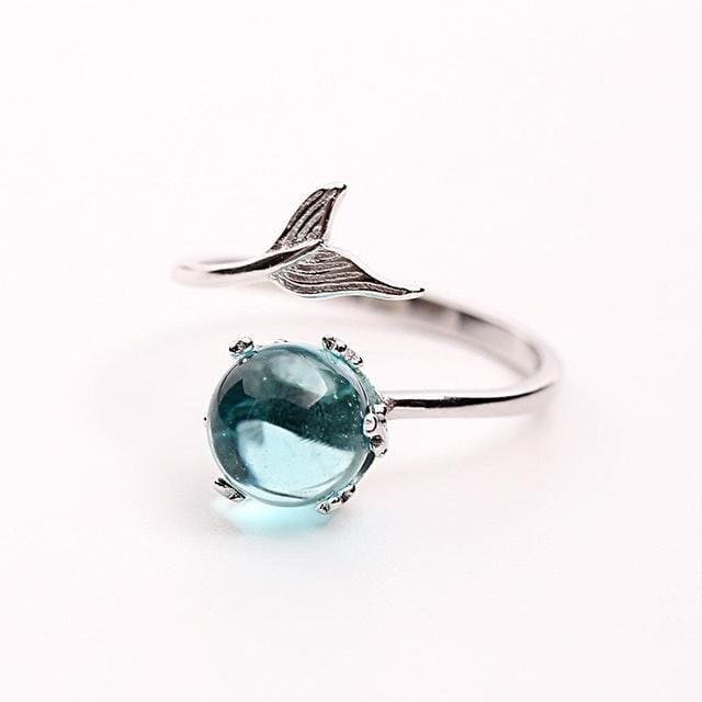 Resizeable Piece Of The Ocean 925 Sterling Silver RingRing