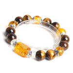 The God of Wealth Tiger Eye Stone Beads BraceletBracelet