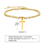 WWJD Faith Christ Jesus BraceletBraceletGold