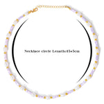 Mother of Pearl Shell NecklaceNecklace6 purple shell