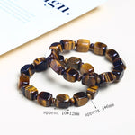 Square Tiger Eyes Stone 10*12mm s Bead BraceletBracelet