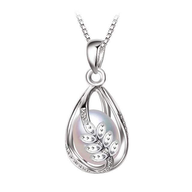 Freshwater Pearl Silver NecklaceNecklacewhite