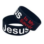 WWJD Fashion Jesus is My Savior Silicone BraceletBracelet