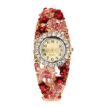 Fashion Gemstone Bracelet WatchWatchRed