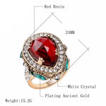 Turkish Vintage Ruby & Sapphire RingRing