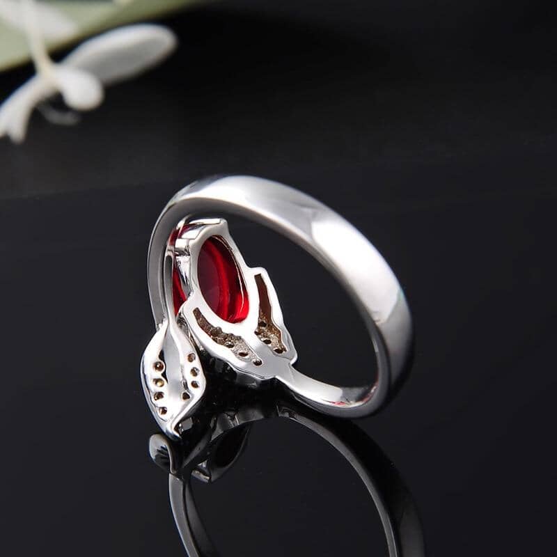 Luxury Ruby Ring - 925 Sterling SilverRing