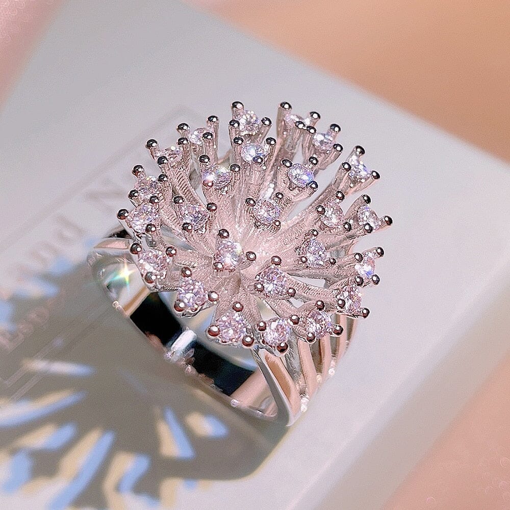 Light Luxury Hollow Snowflake Ring - 925 Sterling SilverRing